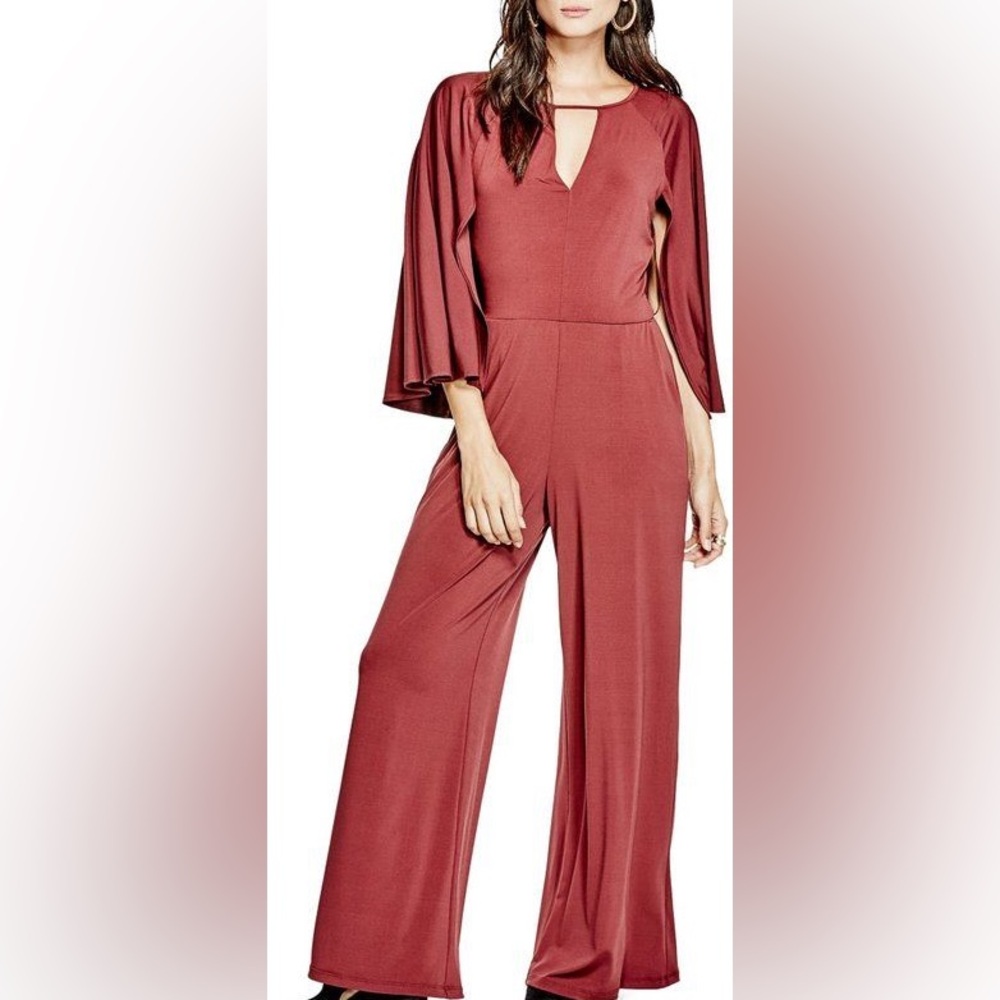 GUESS NWT Cape Jumpsuit